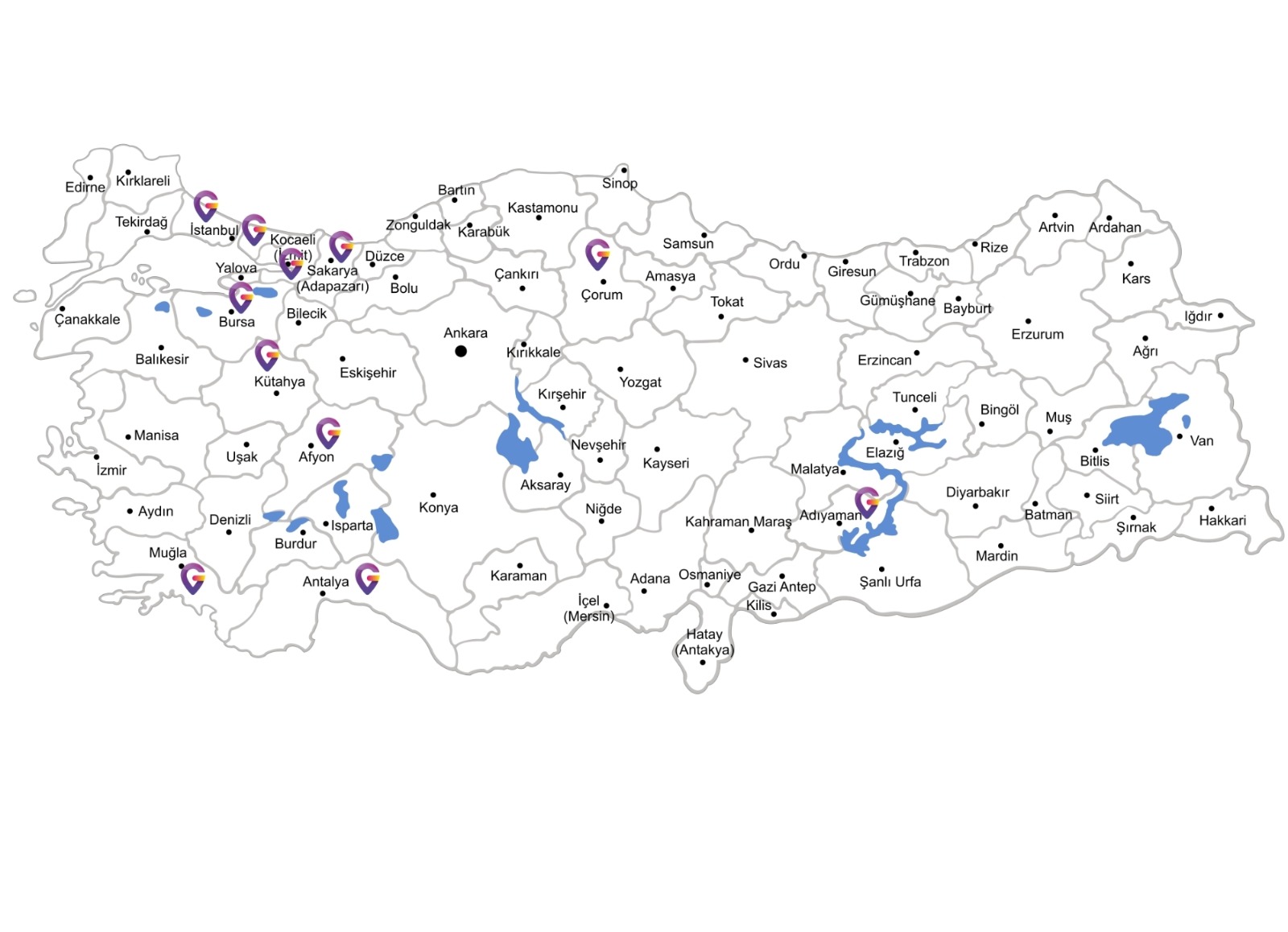 Şubelerimiz